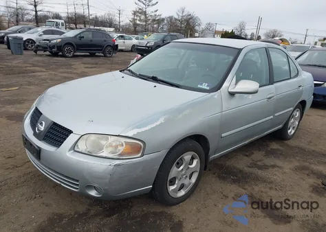 2004 Nissan Sentra 1.8S z USA, uszkodzony, nr VIN 3N1CB51D14L891305